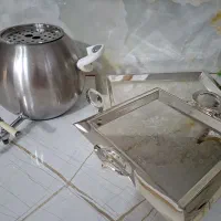 کتری و سینی پذیرایی