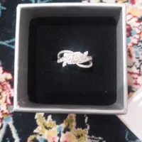 انگشتر نقره زنانه جواهری مجلسی مدل RlE. 74