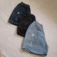 کراپ و شلوارک جین