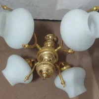 لوستر برنجی 4 شعله