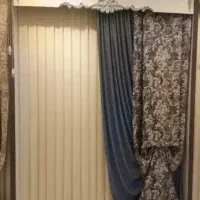 پرده حریر شاین .چوب پرده مینیمال.پانچ دوخت فوری