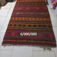 گلیم دست بافت قدیمی ، مناسب کلکسیون و استفاده