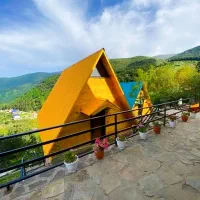 رزرو کلبه سوئیسی چوبی جکوزی دار ویو جنگلی