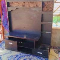 میز تلویزیون چراغ دار