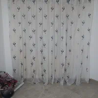 4عدد پرده حریر دومتری