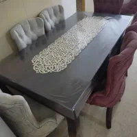 میز غذاخوری شش نفره