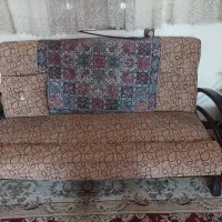 مبل ۷ نفره کلاسک ساده قهوه ای