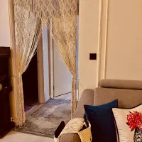 پرده مکرومه دست بافت