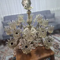 لوستر ۸ شاخه در حد نو برنجی