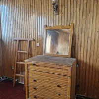 سرویس دراور و آینه با چوب واقعی کیفیت بالا سالم