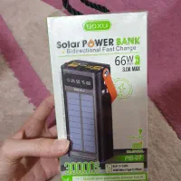 پاوربانک خورشیدی برقی چراغ دار ۳۰۰۰۰ سوپرفست شارژ