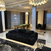 اقدسیه دوخواب بیلیارددار شیک و لوکس ملافه هتلی