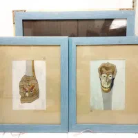 قاب عکس چوبی