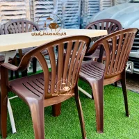 میز و صندلی پلاستیکی مدل پوران
