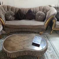 مبلمان نیمه استیل 7 نفره|مبلمان خانگی و میز عسلی|قم, هنرستان|دیوار