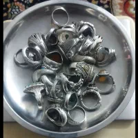 نقره شکسته و کارکرده