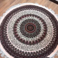 فرش گرد قطر ۱/۵ دو عدد