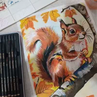 نقاشی سنجاب