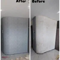 انواع کاغذ دیواری انتخاب با آلبوم در منزل ومحل نصب