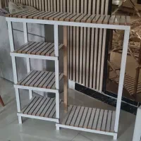 کابینت فلزی درب چوبی