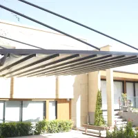 سقف متحرک برقی، آلاچیق، شیشه متحرک