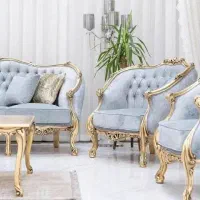 مبل دسته چوبی