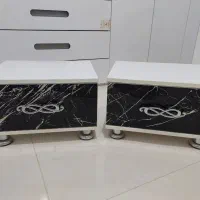 دو عدد پا تختی ام دی اف کاملا سالمه