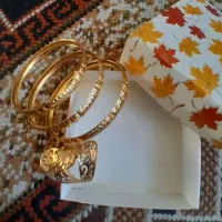 ۱عدد انگشتر و ۳عدد النگوی طرح طلا|بدلیجات|اصفهان, زاجان|دیوار