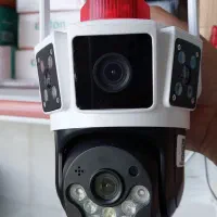 دوربین چرخشی با ۳تصویر مجزا ، سیمکارتی با پروژکتور|دوربین مداربسته|گلپایگان, |دیوار