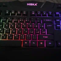 کیبورد گیمینگ مدل هیسکا|قطعات و لوازم جانبی رایانه|قزوین, |دیوار