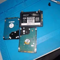هارد 256ssd+هارد1tra hddو۲۵۶ لبتابی