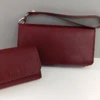 کیف پول چرم طبیعی|کیف، کفش، کمربند|قم, چهل درخت‎|دیوار