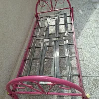 تخت اهنی یک نفره بدون تشک