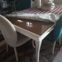 میز غذاخوری مستحکم 8نفره با 6 صندلی ..