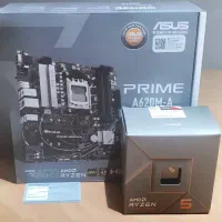 مادربرد و سی پی یو RYZEN 5 7600|قطعات و لوازم جانبی رایانه|تهران, مختاری|دیوار