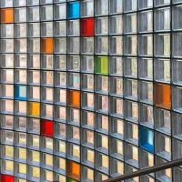 تخفیف ده درصدی بلوک ای رنگی تایل رنگی موزائیک شیشه