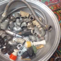 یکسری اتصالات لوله آب چدنی پلاستیکی شلینگ پیسوات و