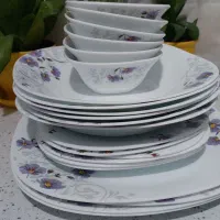 سرویس ۲۶ پارچه اپال چهار گوش کلاسیک برند دینو