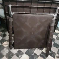 میز پایه دار وصندلی چها رپایه ای پلاستیکی|مبلمان خانگی و میز عسلی|تهران, امام زاده حسن|دیوار