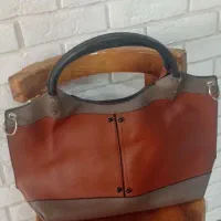 کیف جادار چرم نو