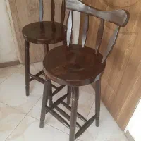 صندلی اپن تمام چوب طرح لهستانی۲ عدد