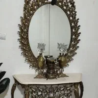 آینه شمعدان برنز