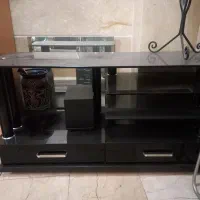 میز تلویزیون شیشه ای
