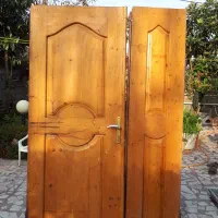 درب واحد، چوبی، نراد،درب منزل،درب ورودی|مصالح و تجهیزات ساختمان|خرمآباد (تنکابن), |دیوار