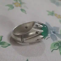 انگشتر عقیق سبز