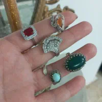 انگشتر نقره آذین