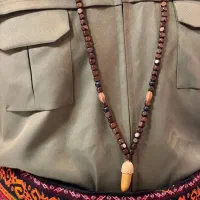 گردنی تسبیح و اویز بلوط