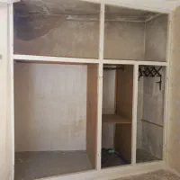 کمد دیواری چارچوب چوبی