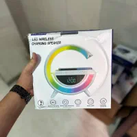 اسپیکر بلوتوثی چراغ خواب و شارژر وایرلس