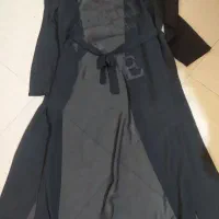 لباس زنانه مانتو حریر در حد نو